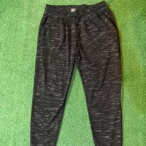 Gap Women's Black and White Joggers